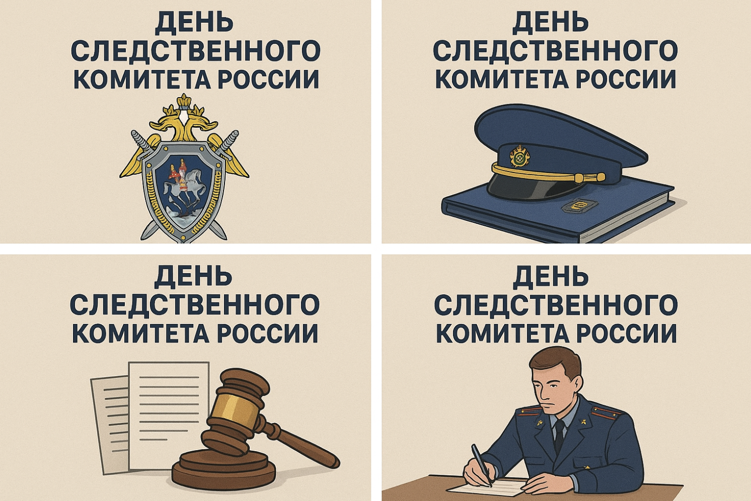 Фото День Следственного комитета России: открытки к празднику 8